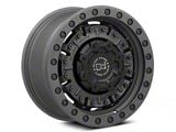 Black Rhino Abrams Textured Matte Gunmetal 6-Lug Wheel; 17x8.5; 0mm Offset (24-25 Ranger)