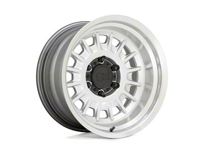 Black Rhino Aliso Gloss Silver 6-Lug Wheel; 17x8; 0mm Offset (24-25 Ranger)