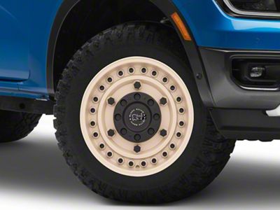 Black Rhino Armory Desert Sand 6-Lug Wheel; 18x9.5; 6mm Offset (24-25 Ranger)