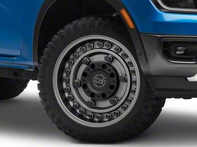 Black Rhino Armory Matte Gunblack 6-Lug Wheel; 20x9.5; -18mm Offset (24-25 Ranger)