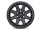 Black Rhino Baker Matte Black 6-Lug Wheel; 18x9; -18mm Offset (2024 Ranger)