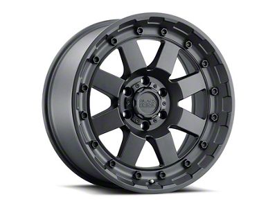 Black Rhino Cleghorn Matte Black 6-Lug Wheel; 17x8.5; 12mm Offset (24-25 Ranger)