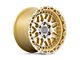 Black Rhino Holcomb Gloss Gold 6-Lug Wheel; 17x9.5; 12mm Offset (2024 Ranger)