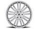 Black Rhino Kruger Silver 6-Lug Wheel; 22x9.5; 10mm Offset (2024 Ranger)