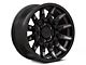 Black Rhino Mission Matte Black with Machined Tinted Spokes 6-Lug Wheel; 17x8.5; 0mm Offset (2024 Ranger)