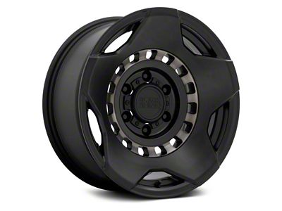 Black Rhino Muzzle Matte Black with Machined Tinted Ring 6-Lug Wheel; 20x9; -18mm Offset (24-25 Ranger)