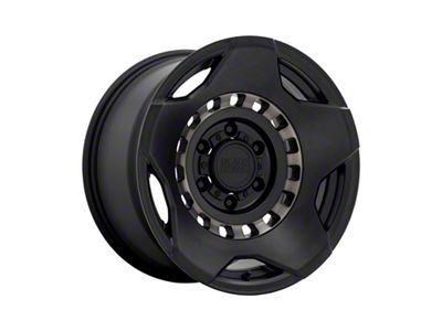 Black Rhino Muzzle Matte Black with Machined Tinted Ring 6-Lug Wheel; 20x9; 12mm Offset (2024 Ranger)