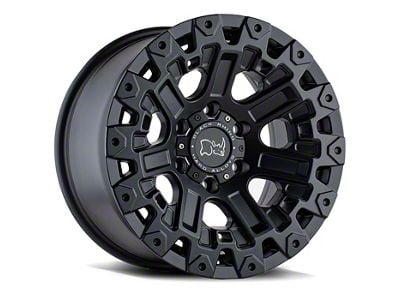 Black Rhino Ozark Matte Black 6-Lug Wheel; 17x9.5; 12mm Offset (2024 Ranger)