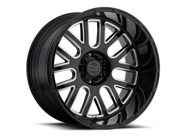 Black Rhino Pismo Gloss Black Milled 6-Lug Wheel; 18x9.5; -18mm Offset (2024 Ranger)