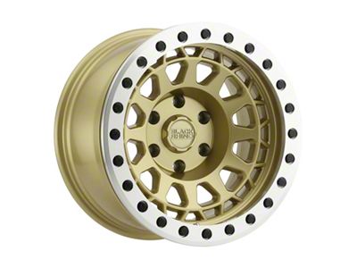 Black Rhino Primm Matte Gold with Machined Ring 6-Lug Wheel; 17x8.5; 0mm Offset (24-25 Ranger)