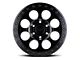 Black Rhino Riot Matte Black 6-Lug Wheel; 17x9; 12mm Offset (24-25 Ranger)