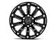 Black Rhino Selkirk Gloss Black Milled 6-Lug Wheel; 20x9; 12mm Offset (2024 Ranger)