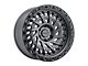 Black Rhino Shredder Matte Gunmetal 6-Lug Wheel; 17x9; 0mm Offset (2024 Ranger)