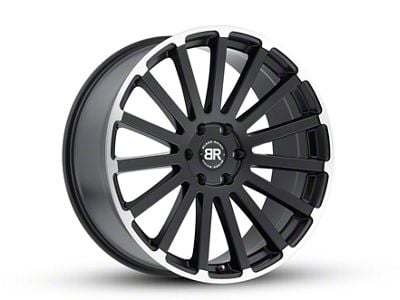 Black Rhino Spear Matte Black Machined 6-Lug Wheel; 20x9; 15mm Offset (24-25 Ranger)