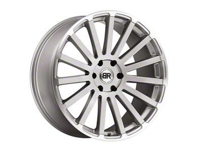 Black Rhino Spear Silver 6-Lug Wheel; 22x9.5; 25mm Offset (24-25 Ranger)