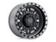 Black Rhino Abrams Textured Matte Gunmetal 6-Lug Wheel; 17x8.5; 0mm Offset (91-96 Dakota)