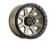 Black Rhino Baker Matte Bronze with Black Ring 6-Lug Wheel; 18x9; 12mm Offset (91-96 Dakota)