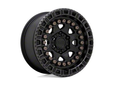 Black Rhino Carbine Matte Black with Machined Tinted Ring 6-Lug Wheel; 20x9; 0mm Offset (91-96 Dakota)