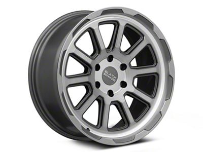 Black Rhino Chase Brushed Gunmetal 6-Lug Wheel; 18x9; 12mm Offset (91-96 Dakota)