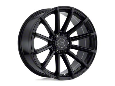 Black Rhino Rotorua Gloss Black 6-Lug Wheel; 20x9.5; 12mm Offset (91-96 Dakota)