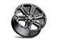 Black Rhino Wanaka Matte Gunmetal with Brushed Face and Gunmetal Tint 6-Lug Wheel; 20x9; 35mm Offset (91-96 Dakota)
