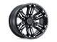 Black Rhino Asagai Matte Black and Machined with Stainless Bolts 5-Lug Wheel; 20x9.5; 2mm Offset (94-01 RAM 1500)