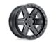 Black Rhino Attica Matte Black with Black Ring 5-Lug Wheel; 17x9; 0mm Offset (94-01 RAM 1500)