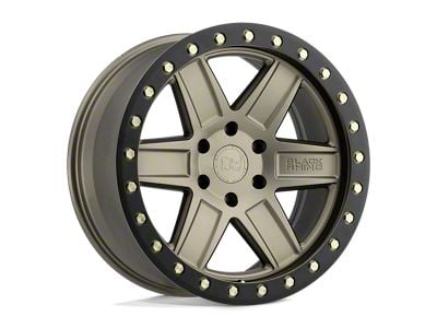 Black Rhino Attica Matte Bronze with Black Ring 5-Lug Wheel; 18x9.5; 0mm Offset (94-01 RAM 1500)