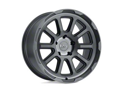 Black Rhino Chase Brushed Gunmetal 5-Lug Wheel; 17x9.5; 0mm Offset (94-01 RAM 1500)