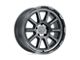 Black Rhino Chase Brushed Gunmetal 5-Lug Wheel; 17x9.5; 0mm Offset (94-01 RAM 1500)