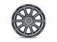 Black Rhino Chase Brushed Gunmetal 5-Lug Wheel; 17x9.5; 0mm Offset (94-01 RAM 1500)