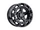 Black Rhino Cinco Gloss Black with Stainless Bolt 5-Lug Wheel; 17x9.5; 0mm Offset (94-01 RAM 1500)