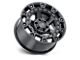 Black Rhino Cinco Gloss Black with Stainless Bolt 5-Lug Wheel; 17x9.5; 0mm Offset (94-01 RAM 1500)