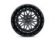 Black Rhino Fury Gloss Black 5-Lug Wheel; 18x9.5; 0mm Offset (94-01 RAM 1500)