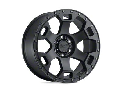 Black Rhino Gauntlet Semi Gloss Black with Gunmetal Bolts 5-Lug Wheel; 17x8.5; 0mm Offset (94-01 RAM 1500)