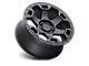 Black Rhino Gauntlet Semi Gloss Black with Gunmetal Bolts 5-Lug Wheel; 17x8.5; 0mm Offset (94-01 RAM 1500)