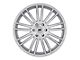 Black Rhino Kruger Silver 5-Lug Wheel; 24x10; 25mm Offset (94-01 RAM 1500)