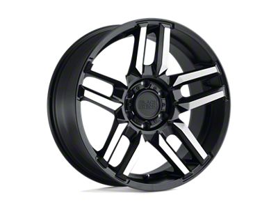 Black Rhino Mesa Matte Black with Machined Face 5-Lug Wheel; 17x8.5; 0mm Offset (94-01 RAM 1500)