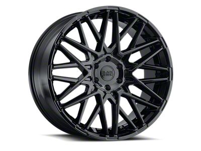 Black Rhino Morocco Gloss Black 5-Lug Wheel; 24x10; 25mm Offset (94-01 RAM 1500)