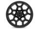 Black Rhino Overland Matte Black 5-Lug Wheel; 17x9.5; 0mm Offset (94-01 RAM 1500)