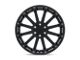 Black Rhino Pinnacle Semi Gloss Black with Gunmetal Bolts 5-Lug Wheel; 18x9; 2mm Offset (94-01 RAM 1500)