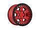 Black Rhino Reno Candy Red 5-Lug Wheel; 17x9; 0mm Offset (94-01 RAM 1500)