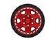 Black Rhino Reno Candy Red 5-Lug Wheel; 17x9; 0mm Offset (94-01 RAM 1500)