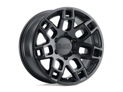 Black Rhino Ridge Matte Black 5-Lug Wheel; 17x8.5; 0mm Offset (94-01 RAM 1500)