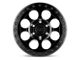 Black Rhino Riot Matte Black 5-Lug Wheel; 17x8.5; 0mm Offset (94-01 RAM 1500)