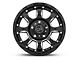 Black Rhino Sierra Gloss Black Milled 5-Lug Wheel; 17x9; 0mm Offset (94-01 RAM 1500)