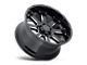 Black Rhino Sierra Gloss Black with Milled Spokes 5-Lug Wheel; 22x10; -12mm Offset (94-01 RAM 1500)