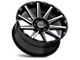 Black Rhino Typhoon Gloss Black with Milled Spokes 5-Lug Wheel; 18x9.5; 2mm Offset (94-01 RAM 1500)