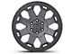 Black Rhino Warlord Matte Gunmetal 5-Lug Wheel; 18x9; 0mm Offset (94-01 RAM 1500)