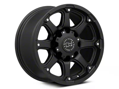 Black Rhino Glamis Matte Black 8-Lug Wheel; 18x9; 12mm Offset (94-02 RAM 2500)